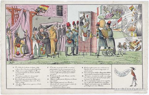 Political Satire of Belgian Uprising Leaders, 1830