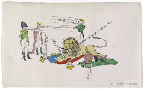 Political Satire on the Dutch-Belgian Conflict, 1831