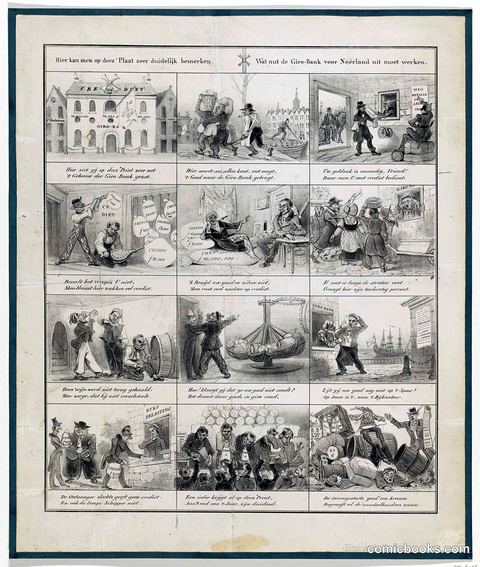 Satire on Plans for Establishing a Giro Bank, 1836