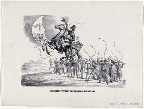Monsieur Vautrin on the Bronze Horse