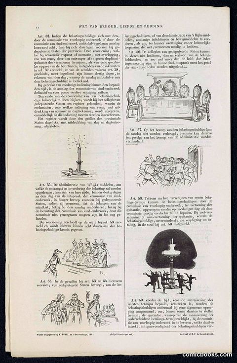 Satire on the 1844 Voluntary 3% Loan Campaign