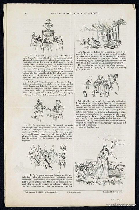 Satire on the 1844 Voluntary 3% Loan Campaign