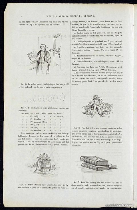 Satire on the Voluntary 3% Loan Campaign of 1844