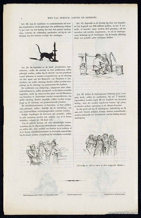 Satire on the 1844 'Voluntary' 3% Loan Campaign