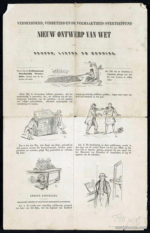 Satire on the 'Voluntary' 3% Loan of 1844