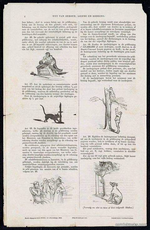 Satire on the Voluntary 3% Loan of 1844