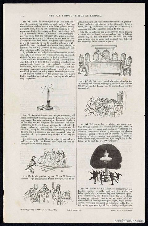 Satire on the Voluntary 3% Loan Campaign of 1844