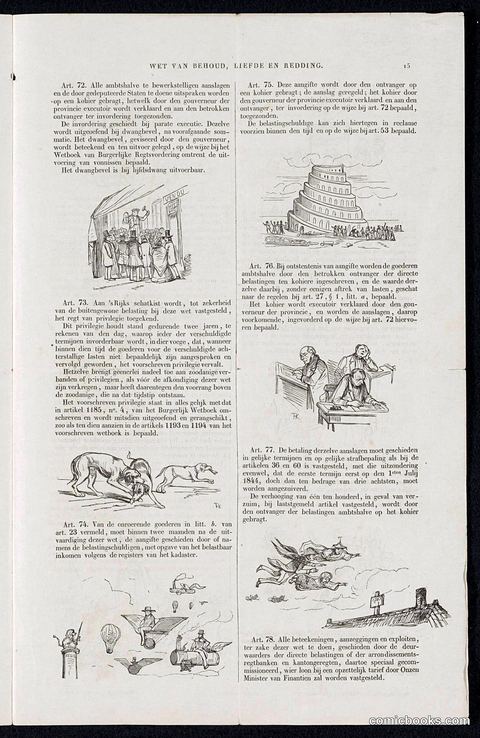 Satire on the Voluntary 3% Loan Campaign of 1844