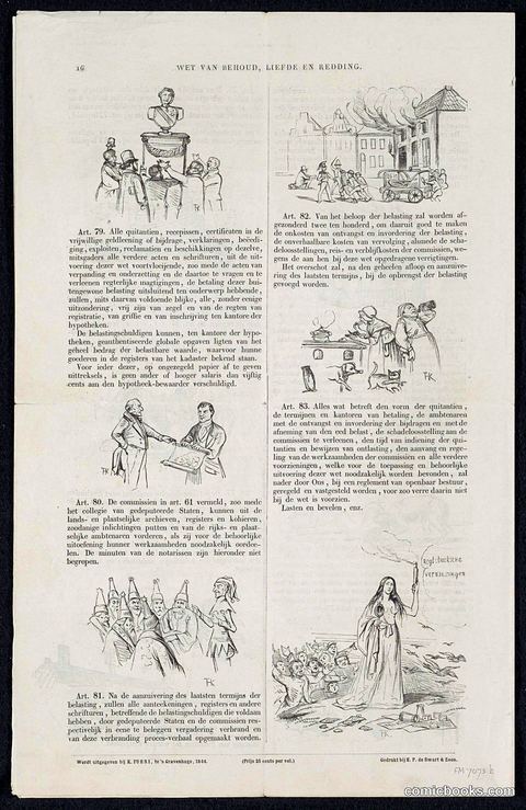 Satire on the 'Voluntary' 3% Loan Campaign of 1844