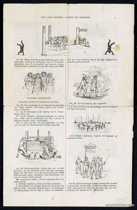 Satire on the 'Voluntary' 3% Loan Campaign of 1844