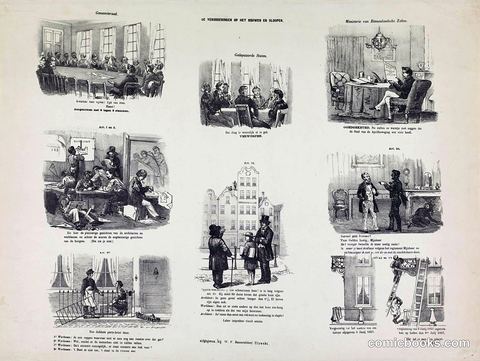 Dutch Political Satire on Building Ordinances, Utrecht