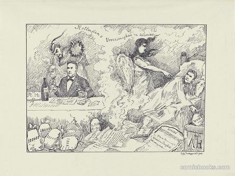 Political Cartoon on Lodewijk Pincoffs