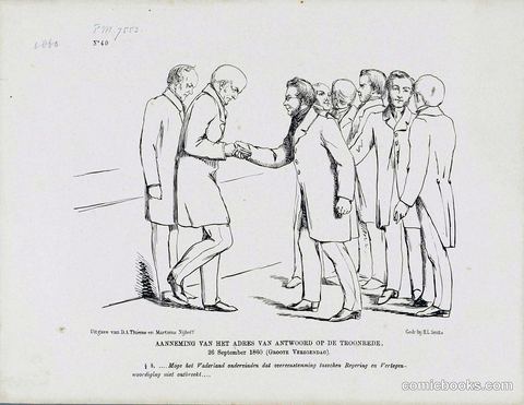 Reception of the Address on the Treaty of Antwerp, 26 September 1860