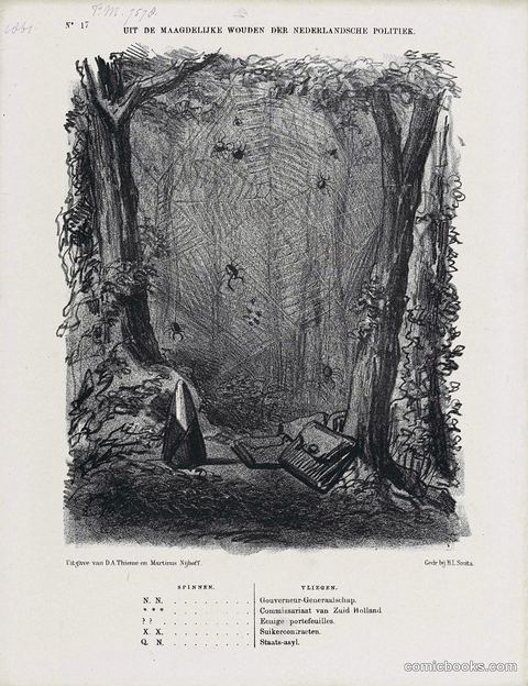 Dutch Political Satire, 1861
