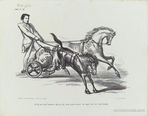 Political Cartoon on the Minister of Colonies