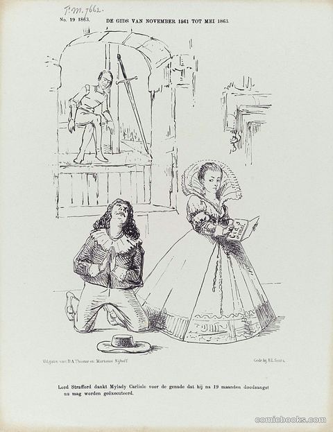 Lord Strafford Thanks Mylady Carlisle for the Gracious Gift of 19 Months' Imprisonment