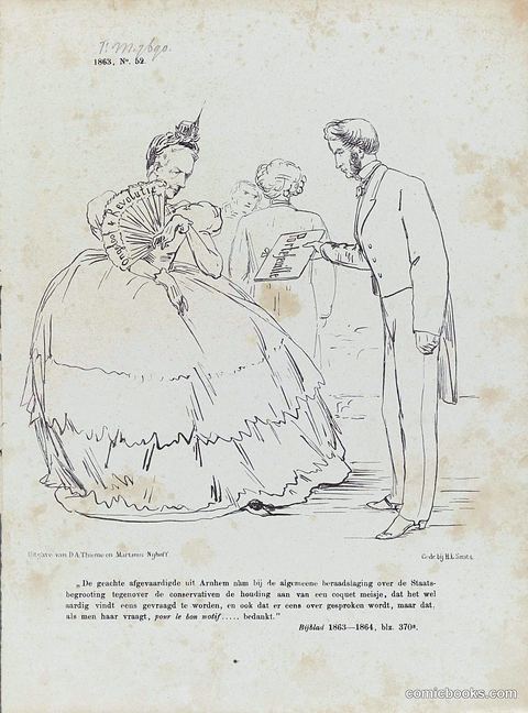 Political Satire of a Ball, 1863