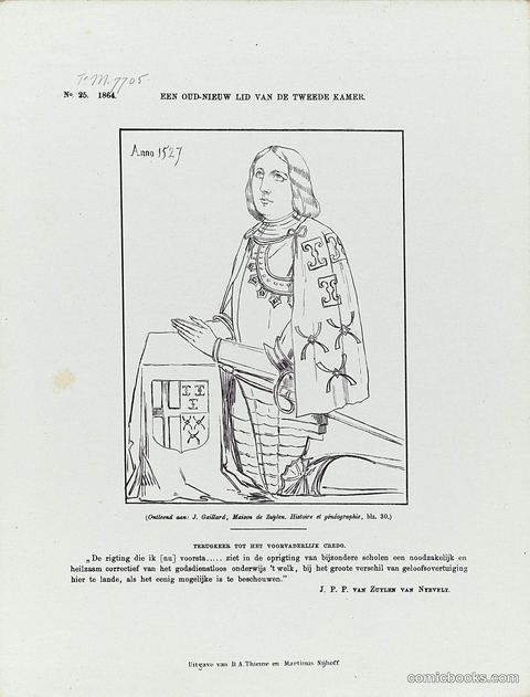A Member of Parliament in the Second Chamber, 1864