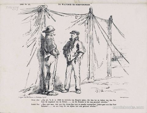 Political Cartoon on Affairs in the Indies