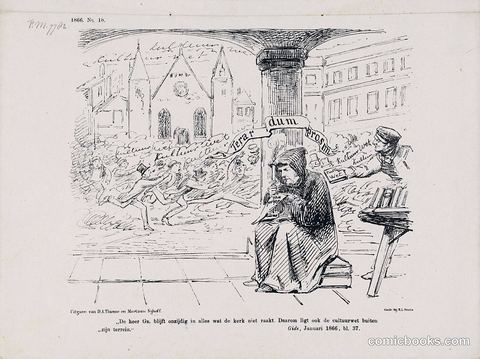 Satirical Print on the Isolation of Groen van Prinsterer