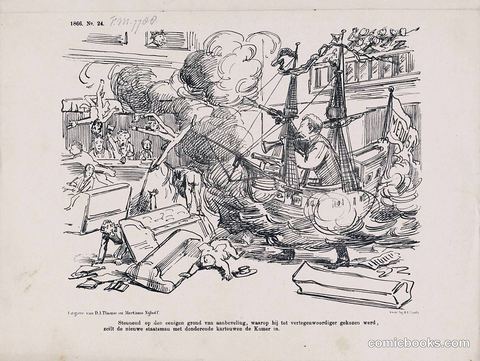 Political Satire on the 1866 Dutch Parliamentary Election