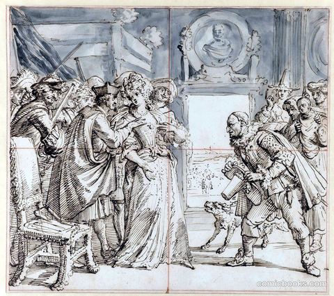 Satire on Louis XIV and the Persecution of Protestants in France