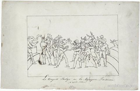 Congress Brawl at the Menagerie in Antwerp
