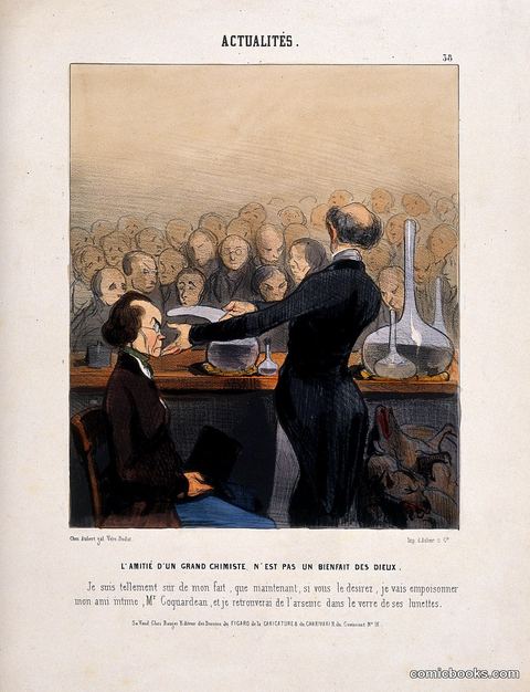 A Chemist Demonstrates Arsenic Detection Before a Crowd