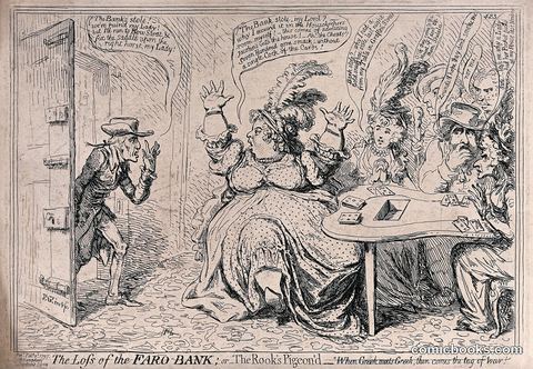The Loss of the Faro Bank; or, The Rook's Pigeon'd