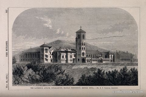The Lawrence Asylum, Ootacamund, Madras Presidency, British India