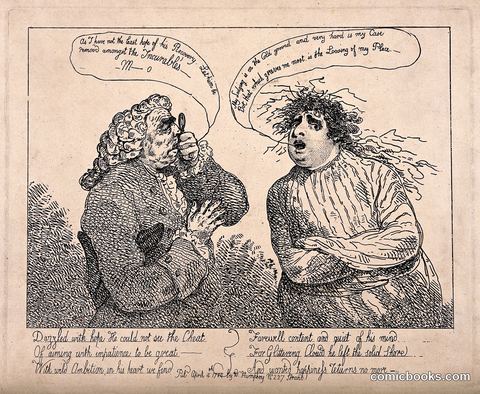 Dr. Monro Examines a Distraught Patient (Satirizing the Fall of the Coalition)