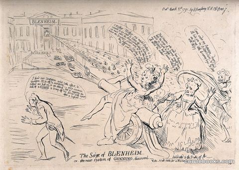 The Seige of Blenheim, or the New System of Gunning Discovered