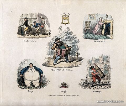 Seven Vignettes Illustrating Phrenological Propensities