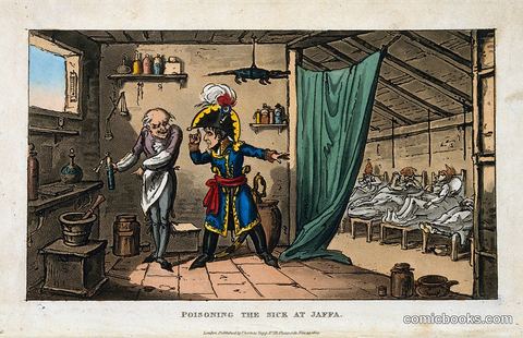 Napoleon Bonaparte Ordering the Poisoning of the Plague Victims at Jaffa, 1799