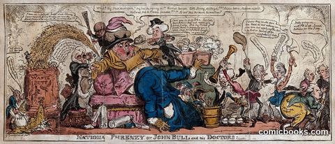 National Frenzy, or John Bull and His Doctors