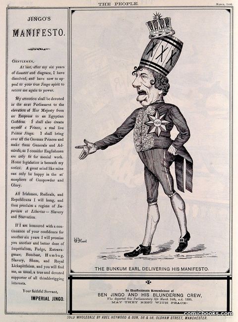 The Bunkum Earl Delivering His Manifesto