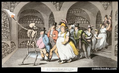 The Dance of Death: The Vision of Skulls