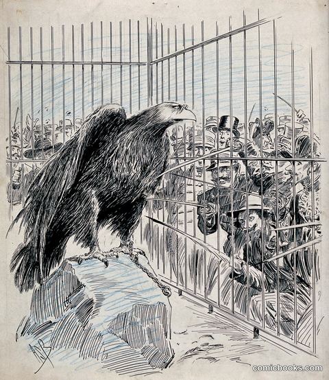 Alfred Dreyfus as an Imprisoned Eagle