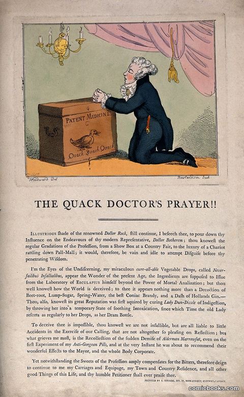 The Quack Doctor's Prayer!!