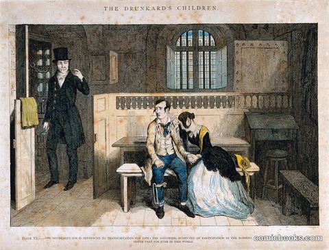 Plate VI from *The Drunkard's Children*