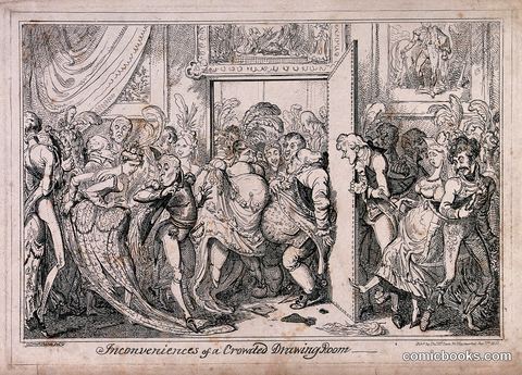 Inconveniences of a Crowded Drawing Room