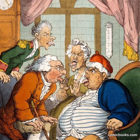 A Doctor Examining Patients for Suspected Toadstool Poisoning