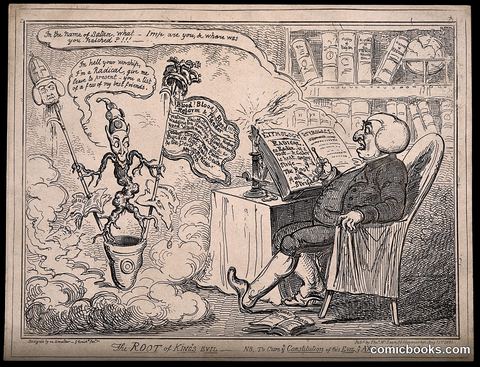 A Staunch Magistrate Surprised by the Apparition of a Radical Demon