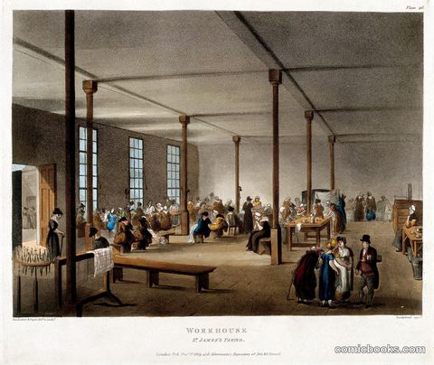 The Workhouse, Poland Street, Soho: the Interior