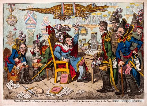 French Generals Retiring on Account of Their Health — with Lépeaux Presiding in the Directorial Dispensary