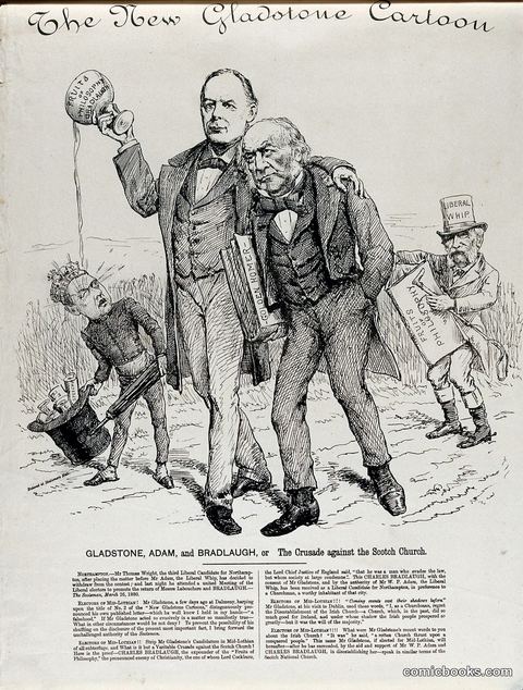 Gladstone, Adam, and Bradlaugh; or The Crusade against the Scotch Church