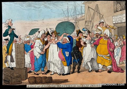 A Sale of English Beauties in the East Indies