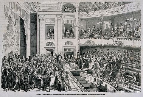 Total Abstainers' Meeting at Sadler's Wells Theatre