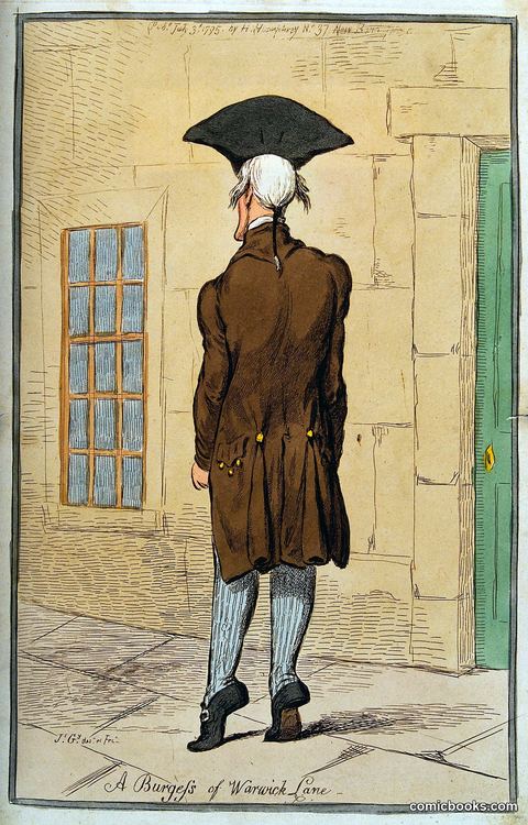 A Burgess of Warwick Lane
