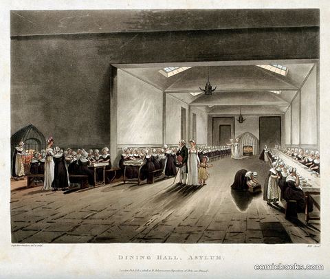 Dining Hall, Asylum for Female Orphans, Lambeth
